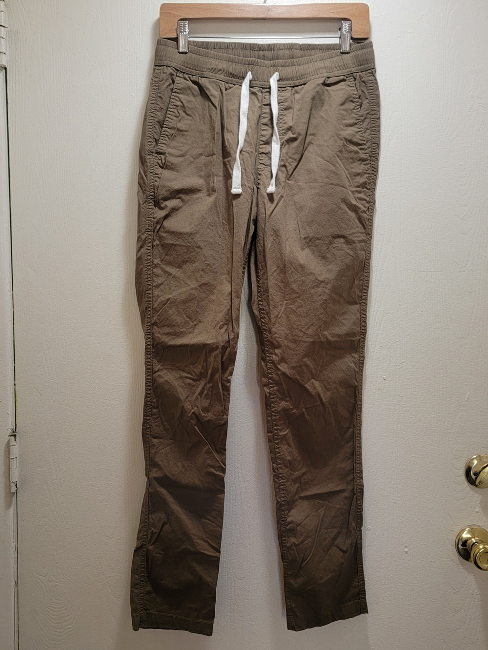 Roots Olive Green Drawstring Women's Pants